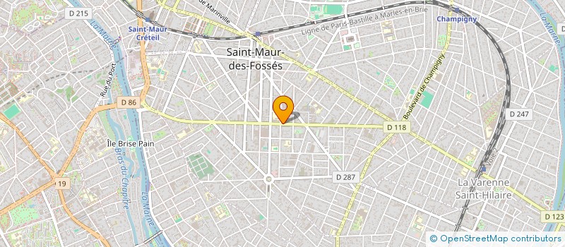 localisation de l'entreprise MONSIEUR NICOLAS BARBE  SAINT-MAUR-DES-FOSSES