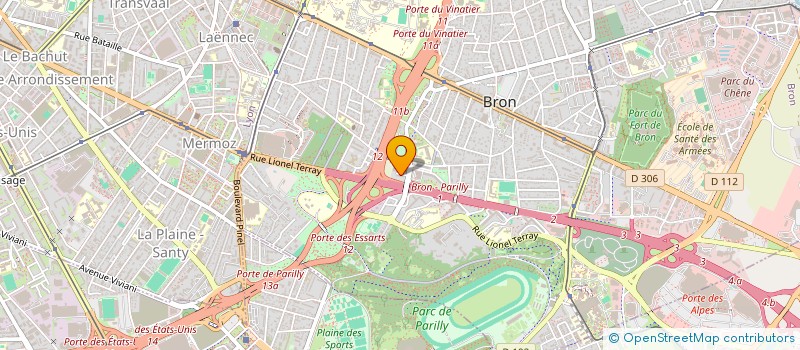 localisation de l'entreprise MONSIEUR NICOLAS BARBES  BRON