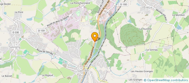 localisation de l'entreprise MONSIEUR NICOLAS BARBIER  SAIN-BEL