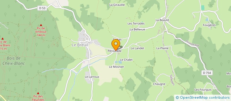 localisation de l'entreprise MONSIEUR NICOLAS BARBIER  SALLEDES