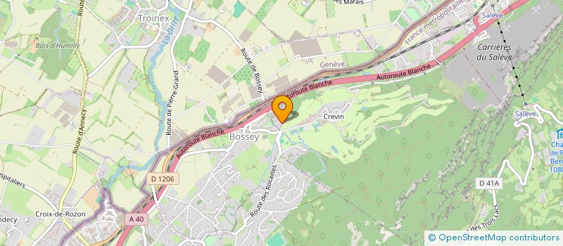 localisation de l'entreprise MONSIEUR NICOLAS BARBUDAUX  BOSSEY