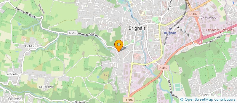 localisation de l'entreprise MONSIEUR NICOLAS BARCEL à BRIGNAIS