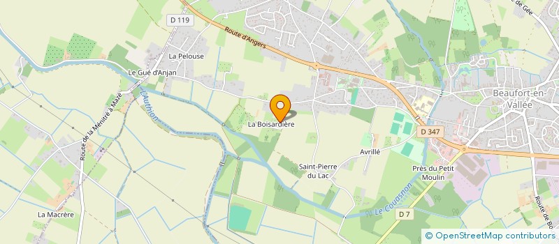 localisation de l'entreprise MONSIEUR NICOLAS BARDOLLE à BRISSAC LOIRE AUBANCE