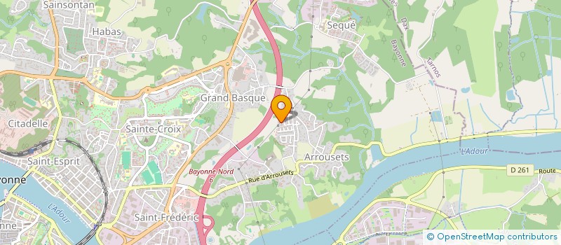 localisation de l'entreprise MONSIEUR NICOLAS BAREILLE à BAYONNE