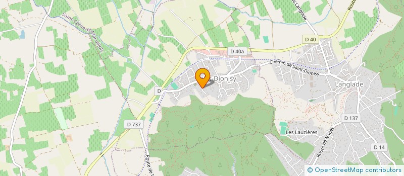 localisation de l'entreprise MONSIEUR NICOLAS BARET  CALVISSON