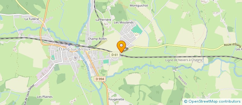 localisation de l'entreprise MONSIEUR NICOLAS BAROILLER  ETANG-SUR-ARROUX