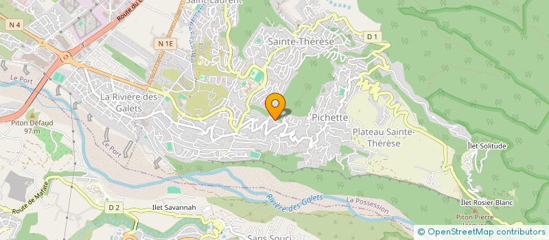 localisation de l'entreprise MONSIEUR NICOLAS BARON à LA POSSESSION