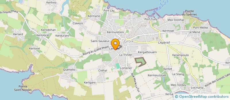 localisation de l'entreprise MONSIEUR NICOLAS BARON  GROIX