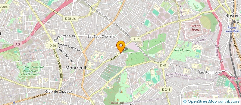 localisation de l'entreprise MONSIEUR NICOLAS BAROT à MONTREUIL