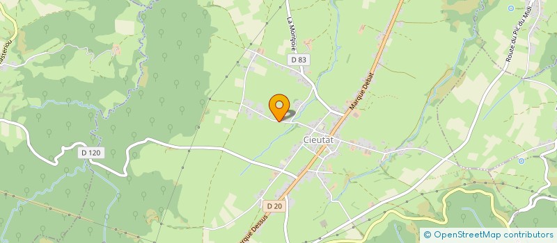 localisation de l'entreprise MONSIEUR NICOLAS BARRAGUE  CIEUTAT