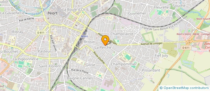 localisation de l'entreprise MONSIEUR NICOLAS BARREAU  NIORT