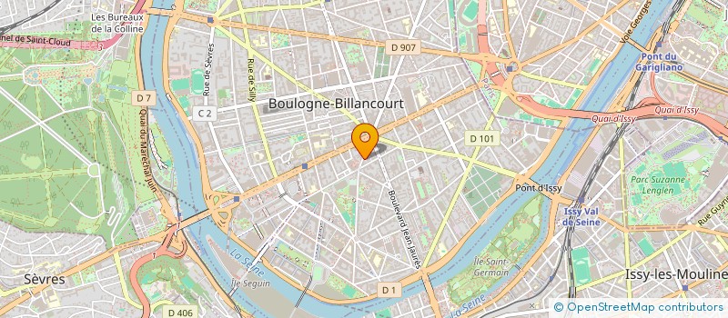 localisation de l'entreprise MONSIEUR NICOLAS BARRET à BOULOGNE BILLANCOURT