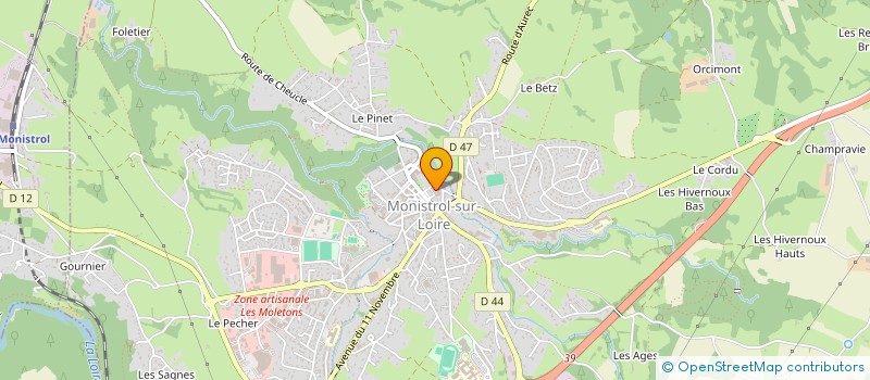 localisation de l'entreprise MONSIEUR NICOLAS BARRET  MONISTROL-SUR-LOIRE
