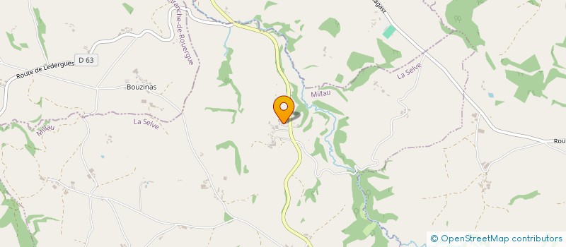 localisation de l'entreprise MONSIEUR NICOLAS BARTHELEMY  LA SELVE