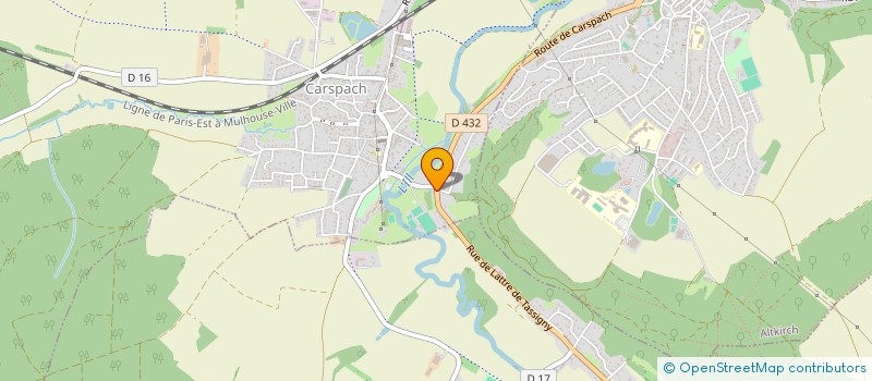 localisation de l'entreprise MONSIEUR NICOLAS BARTHOLEMOT  CARSPACH