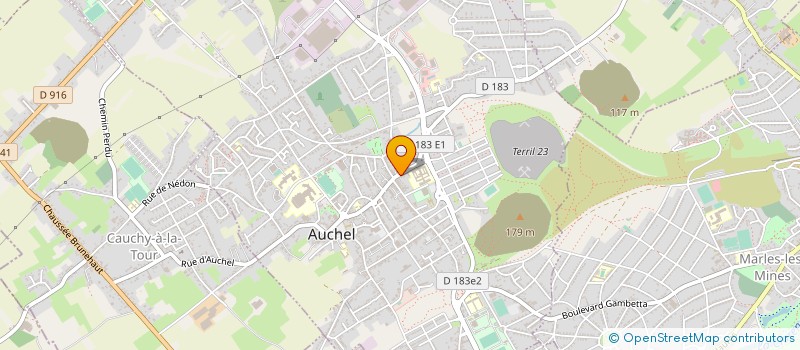 localisation de l'entreprise MONSIEUR NICOLAS BARTIER à AUCHEL