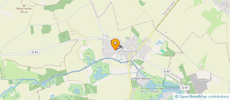 localisation de l'entreprise MONSIEUR NICOLAS BASSEE  TORTEQUESNE