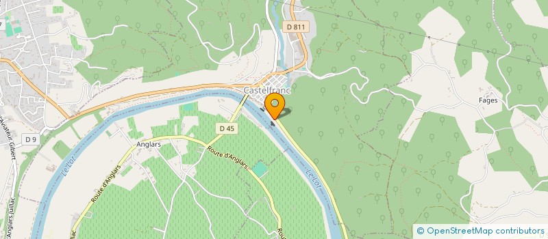 localisation de l'entreprise MONSIEUR NICOLAS BASSOT  CASTELFRANC