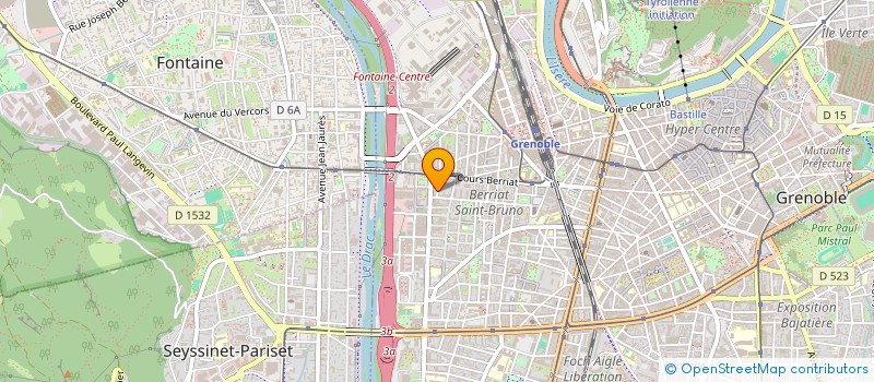 localisation de l'entreprise MONSIEUR NICOLAS BATLLE  GRENOBLE