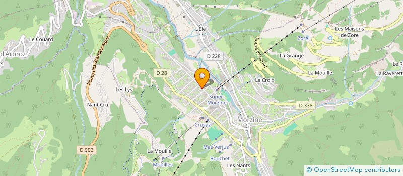 localisation de l'entreprise MONSIEUR NICOLAS BAUD à MORZINE