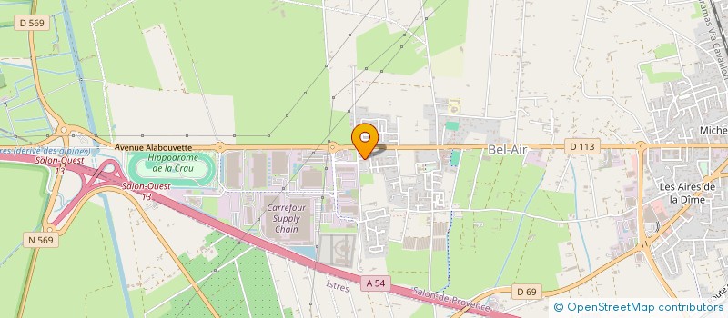 localisation de l'entreprise MONSIEUR NICOLAS BAUDON  SALON-DE-PROVENCE