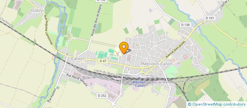 localisation de l'entreprise MONSIEUR NICOLAS BAUDOUIN  MEZIDON VALLEE D'AUGE