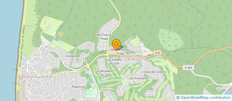 localisation de l'entreprise MONSIEUR NICOLAS BAUDOUX  LE TAILLAN-MEDOC