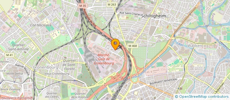 localisation de l'entreprise MONSIEUR NICOLAS BAUR à STRASBOURG