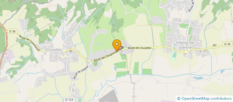 localisation de l'entreprise MONSIEUR NICOLAS BAURIER  CHUZELLES