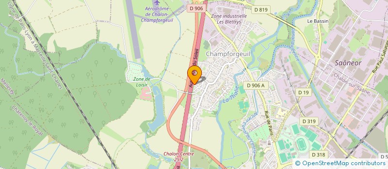 localisation de l'entreprise MONSIEUR NICOLAS BAVEUX  CHAMPFORGEUIL