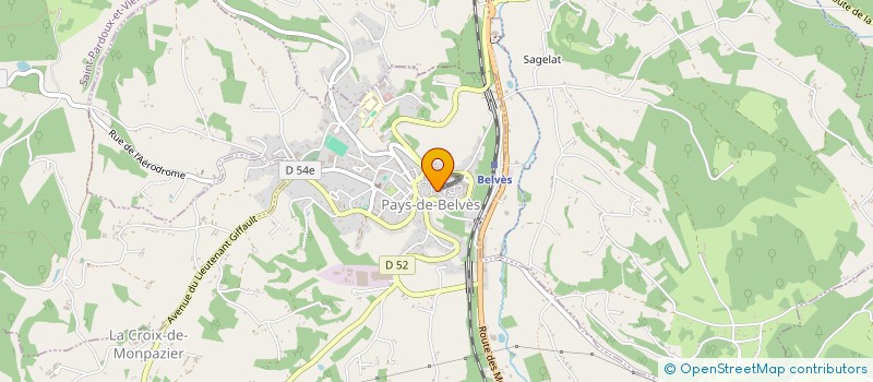 localisation de l'entreprise MONSIEUR NICOLAS BAZES  PAYS DE BELVES