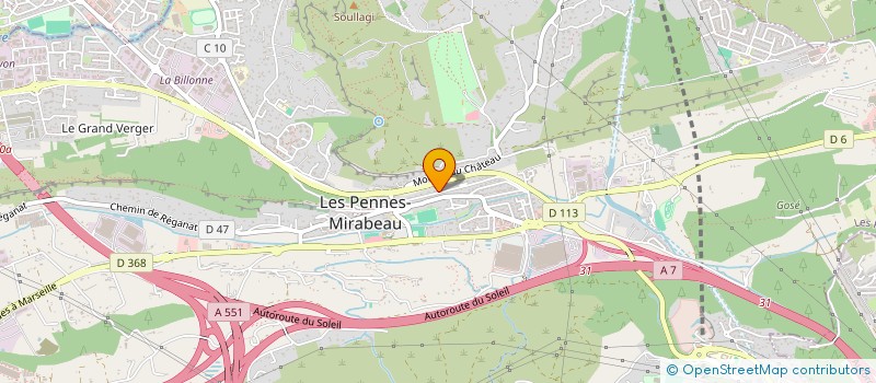 localisation de l'entreprise MONSIEUR NICOLAS BAZIZ à LES PENNES-MIRABEAU