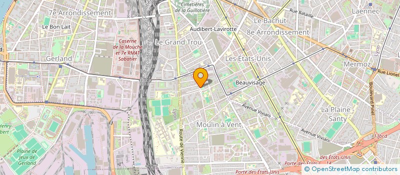 localisation de l'entreprise MONSIEUR NICOLAS BEAU  VENISSIEUX