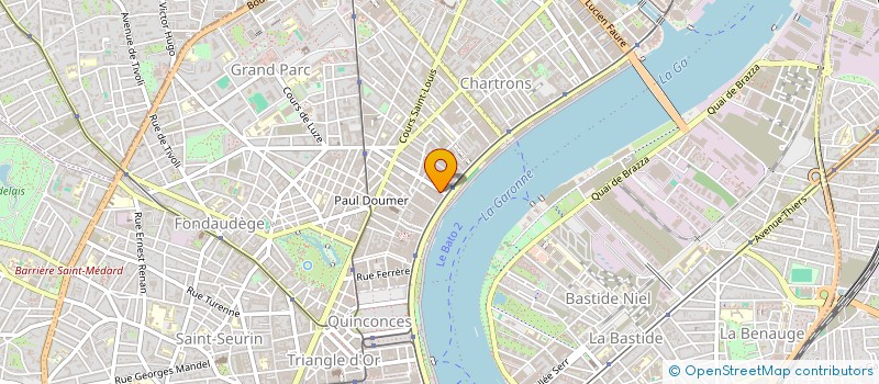 localisation de l'entreprise MONSIEUR NICOLAS BEAUDOUIN  BORDEAUX