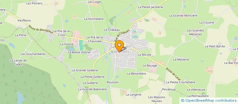 localisation de l'entreprise MONSIEUR NICOLAS BEAUDUCEL  SAINT-OUEN-DES-TOITS