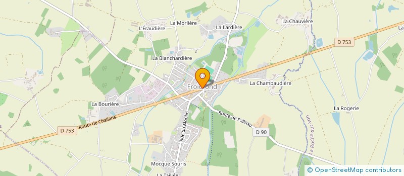 localisation de l'entreprise MONSIEUR NICOLAS BEAUGEARD  LES ACHARDS