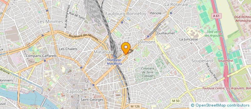 localisation de l'entreprise MONSIEUR NICOLAS BEAUQUIN  TOULOUSE