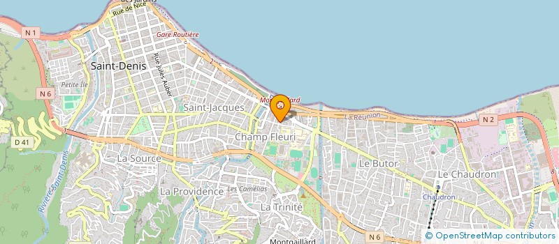 localisation de l'entreprise MONSIEUR NICOLAS BEAUSILLON  SAINT-DENIS