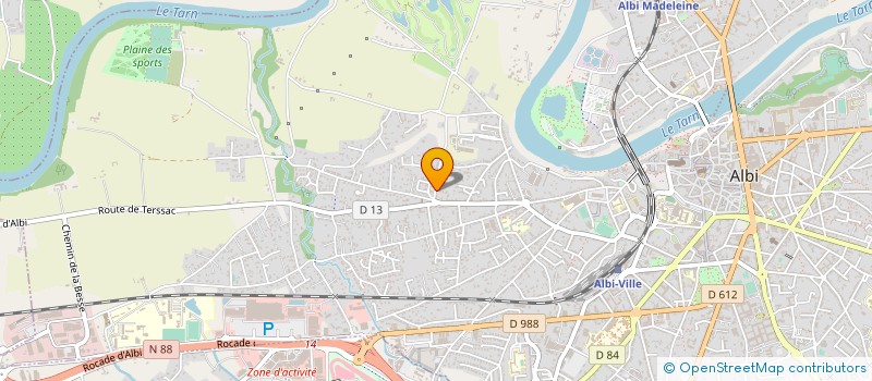 localisation de l'entreprise MONSIEUR NICOLAS BEAUVAIS à ALBI