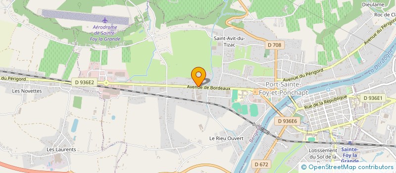 localisation de l'entreprise MONSIEUR NICOLAS BEAUVIER  PORT-SAINTE-FOY-ET-PONCHAPT