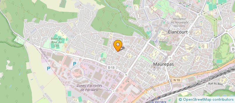 localisation de l'entreprise MONSIEUR NICOLAS BECAMEL  MAUREPAS