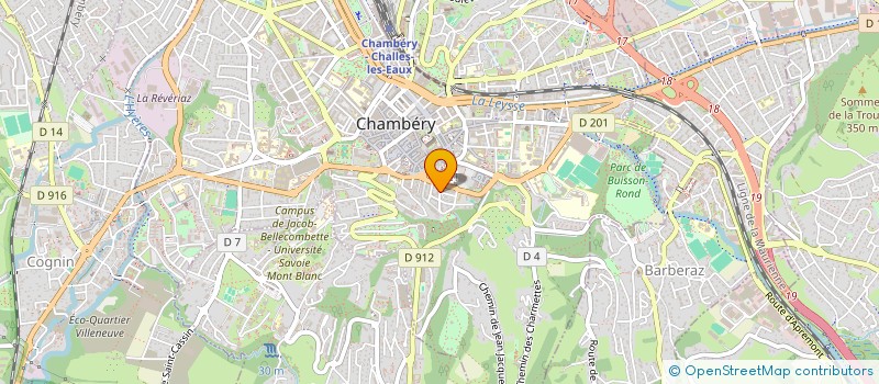 localisation de l'entreprise MONSIEUR NICOLAS BECHELOT à CHAMBERY