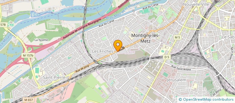 localisation de l'entreprise MONSIEUR NICOLAS BECKIUS à MONTIGNY-LES-METZ