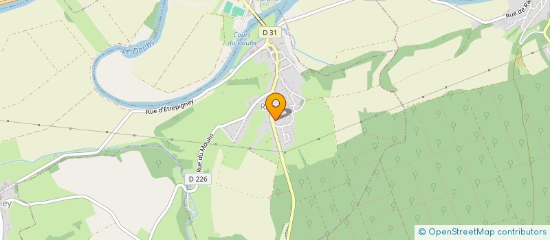 localisation de l'entreprise MONSIEUR NICOLAS BEDEAUX  RANS