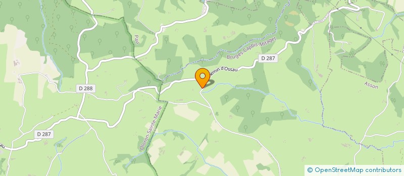 localisation de l'entreprise MONSIEUR NICOLAS BEDOUREDE  BRUGES-CAPBIS-MIFAGET