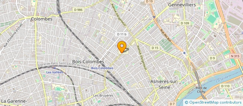localisation de l'entreprise MONSIEUR NICOLAS BEGAUD à BOIS-COLOMBES