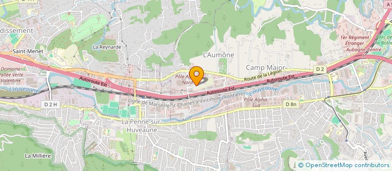 localisation de l'entreprise MONSIEUR NICOLAS BEGUE  AUBAGNE