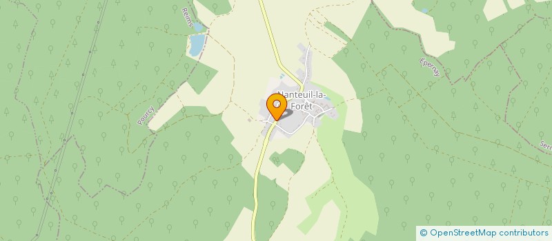 localisation de l'entreprise MONSIEUR NICOLAS BEILLARD  NANTEUIL-LA-FORET