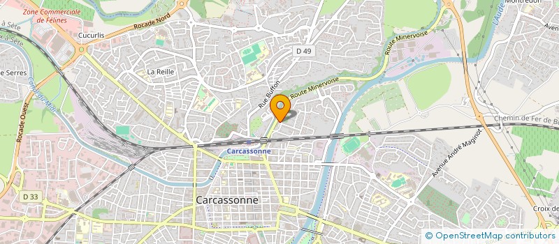 localisation de l'entreprise MONSIEUR NICOLAS BELAUBE à CARCASSONNE
