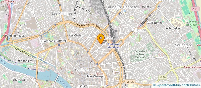 localisation de l'entreprise MONSIEUR NICOLAS BELAUBRE  TOULOUSE